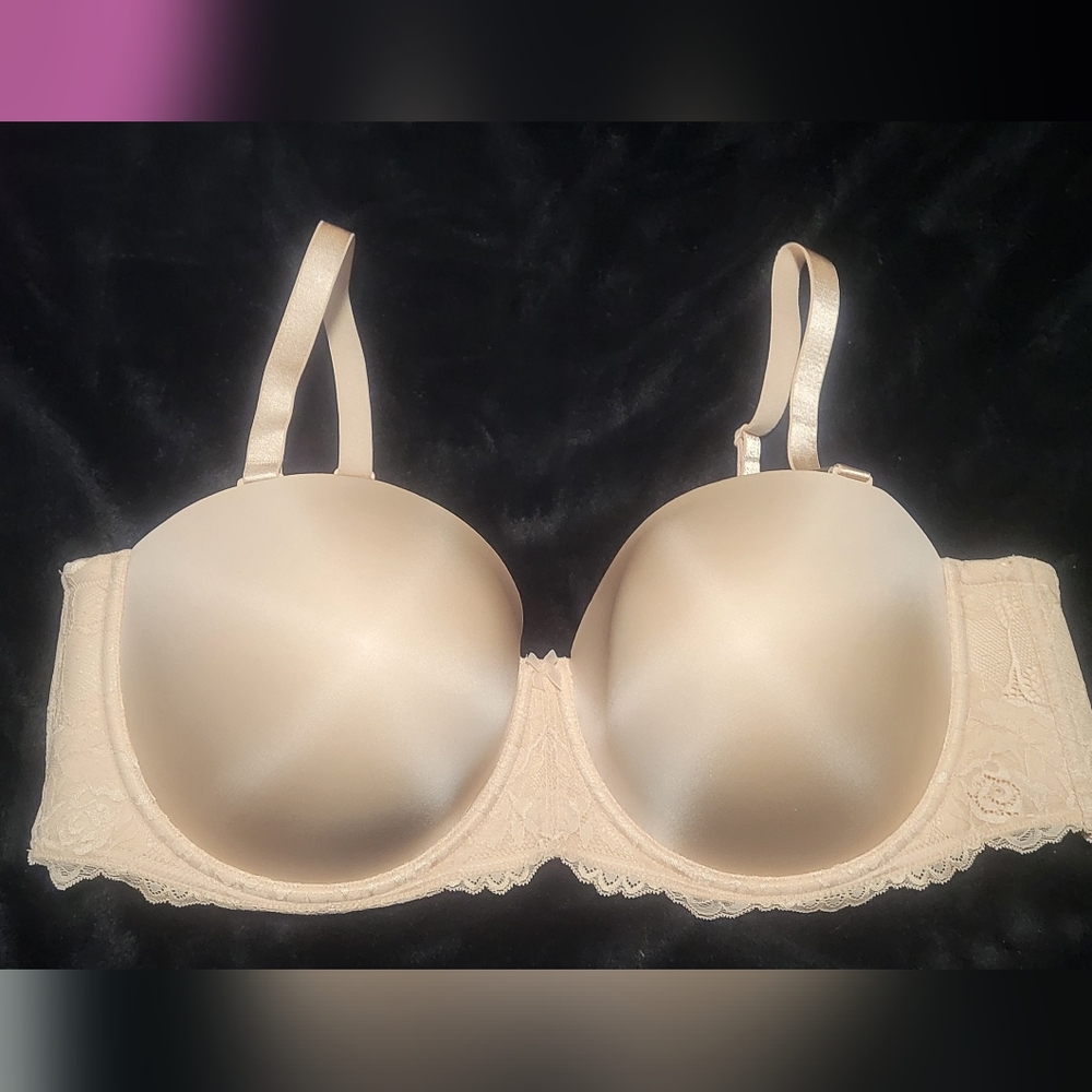 Torrid Beige Lace Underwire Bra